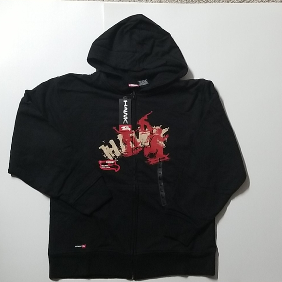 Vintage NWT Boys Large Tony Hawk Zip up Sweatshirt - Picture 4 of 10